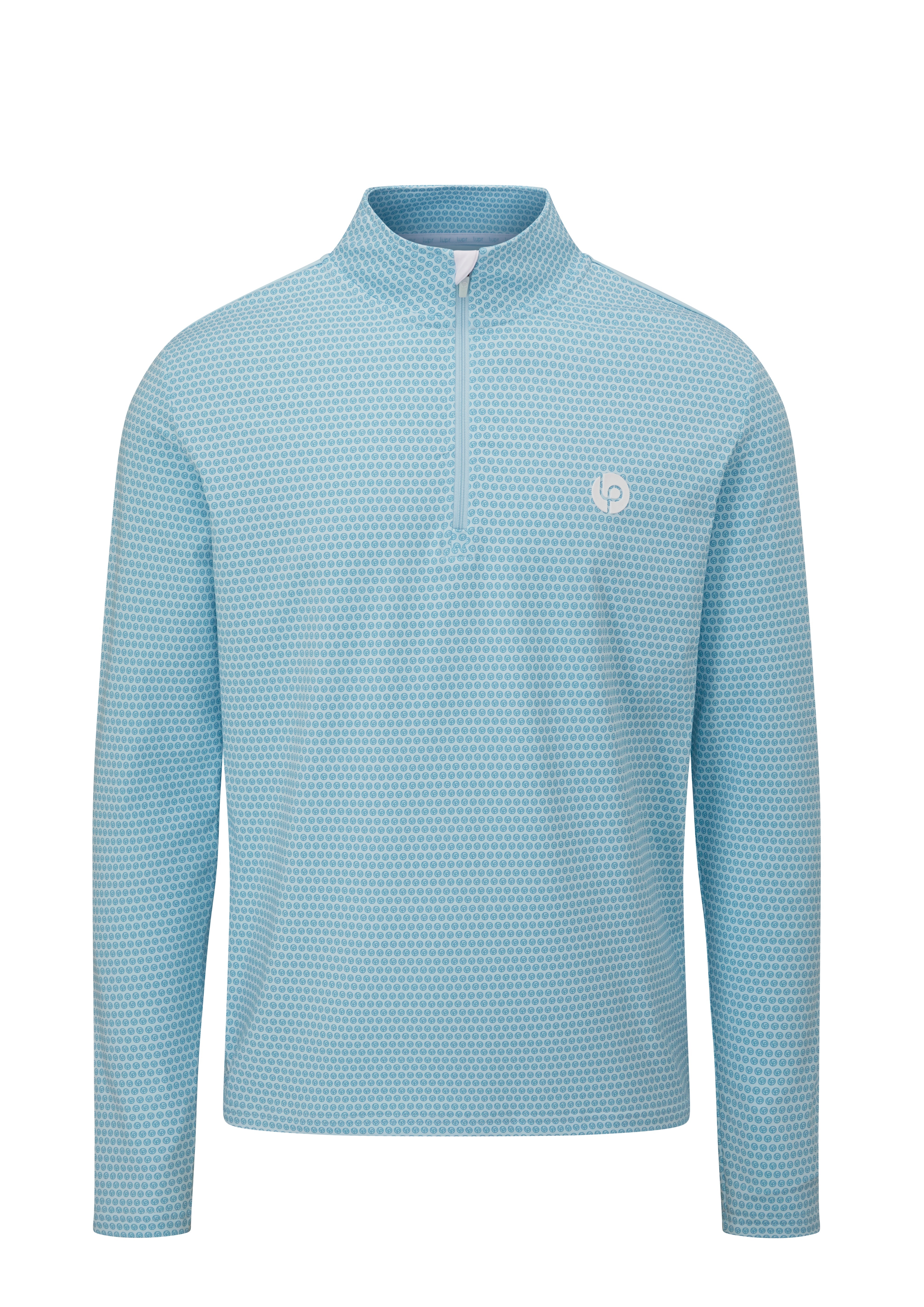 Full lupr ¼ Zip Mid Layer - Azure