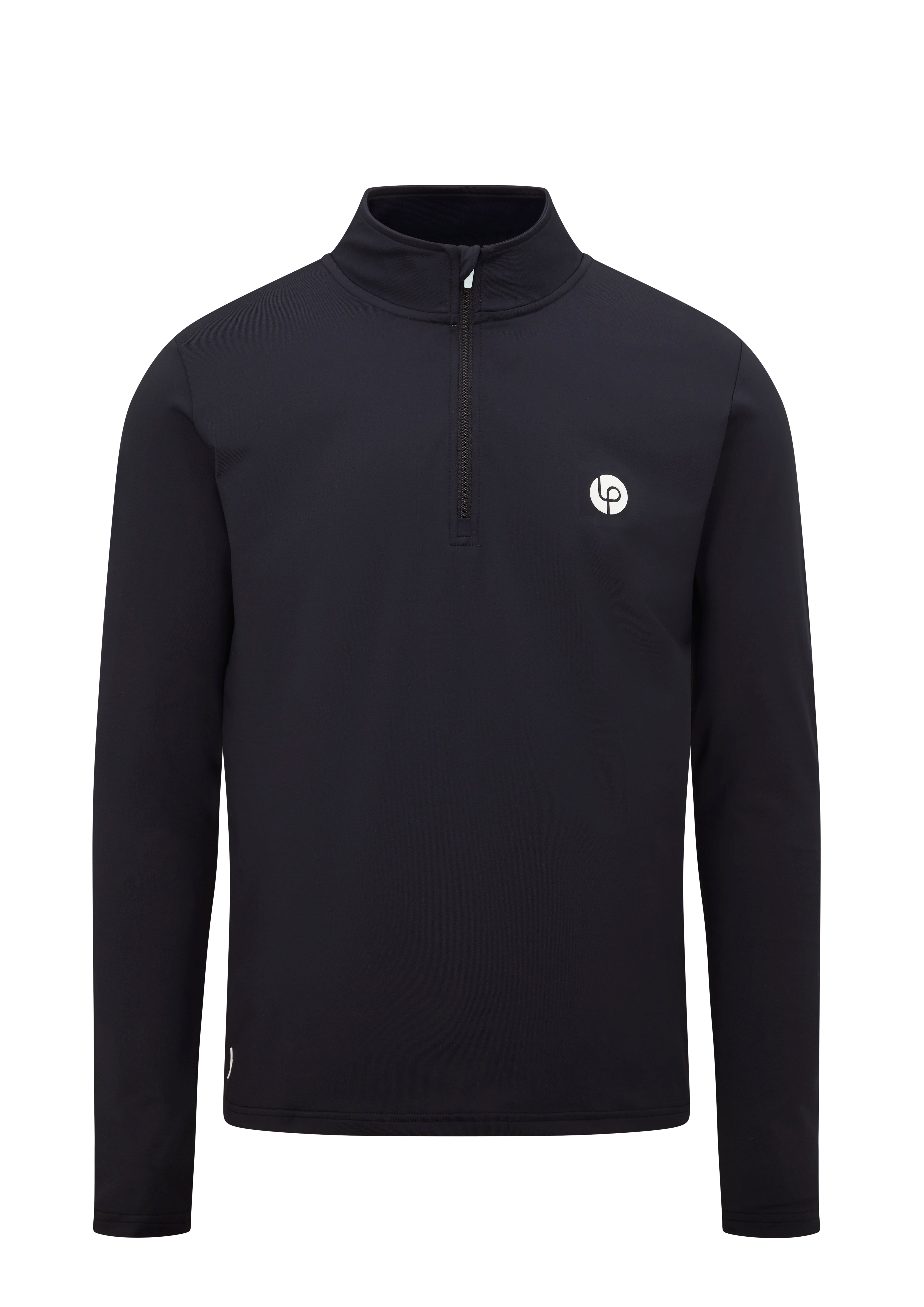 Half lupr ¼ Zip Mid Layer - Black