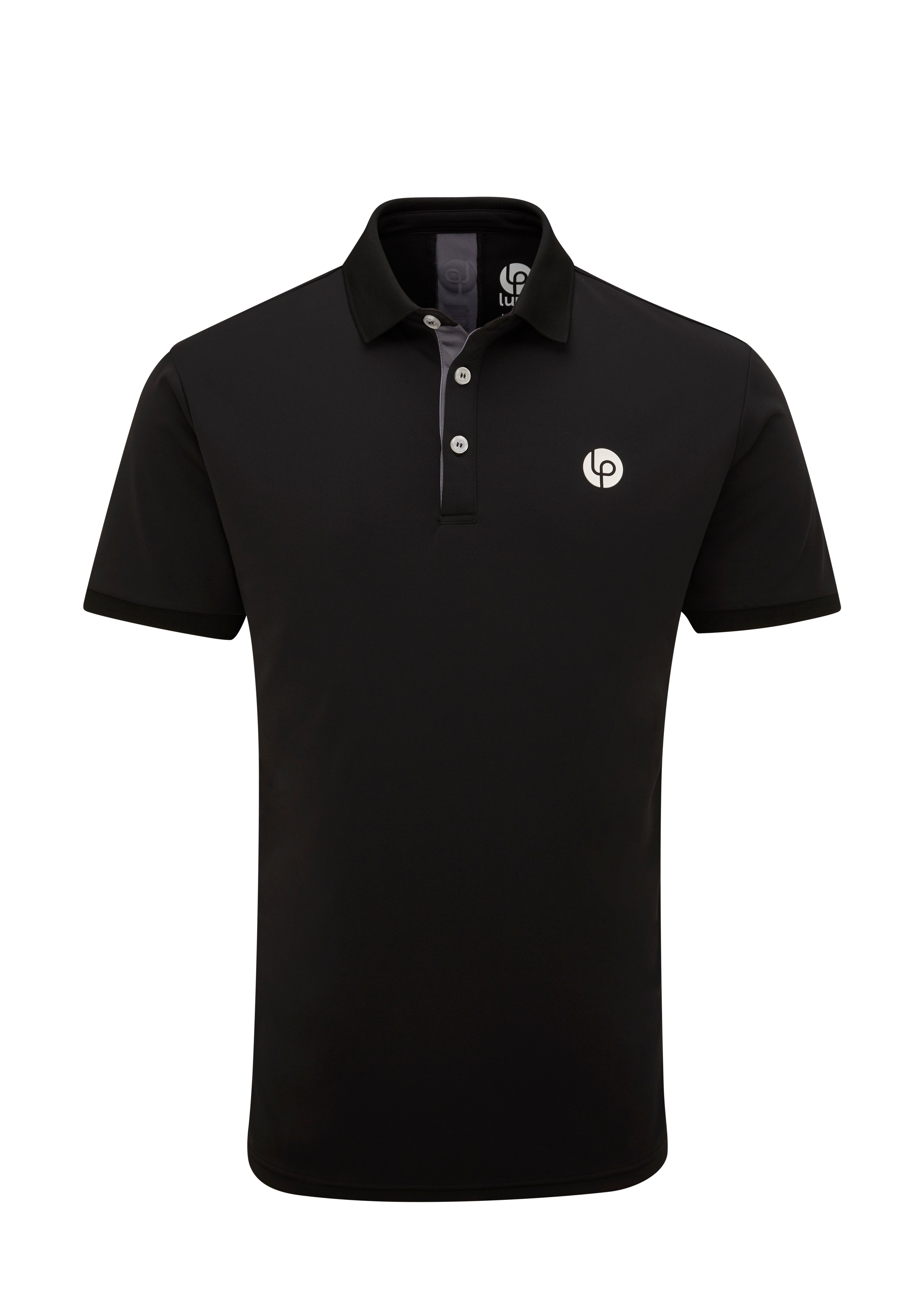 Stripe Polo - Black