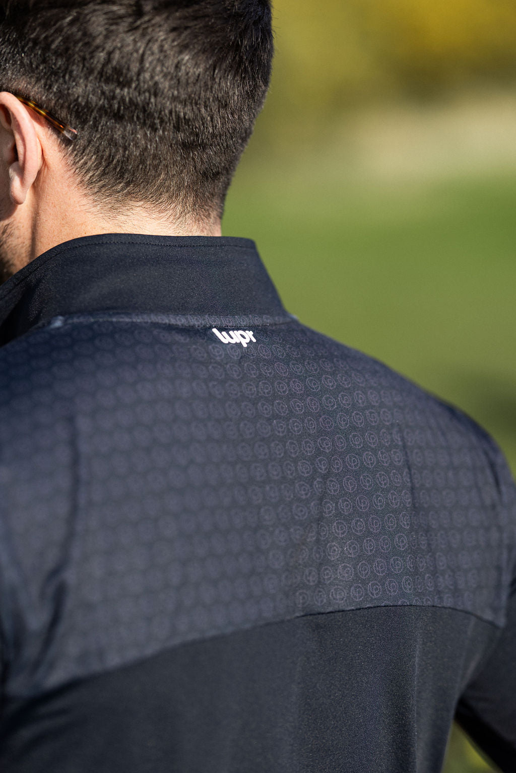 Half lupr ¼ Zip Mid Layer - Black