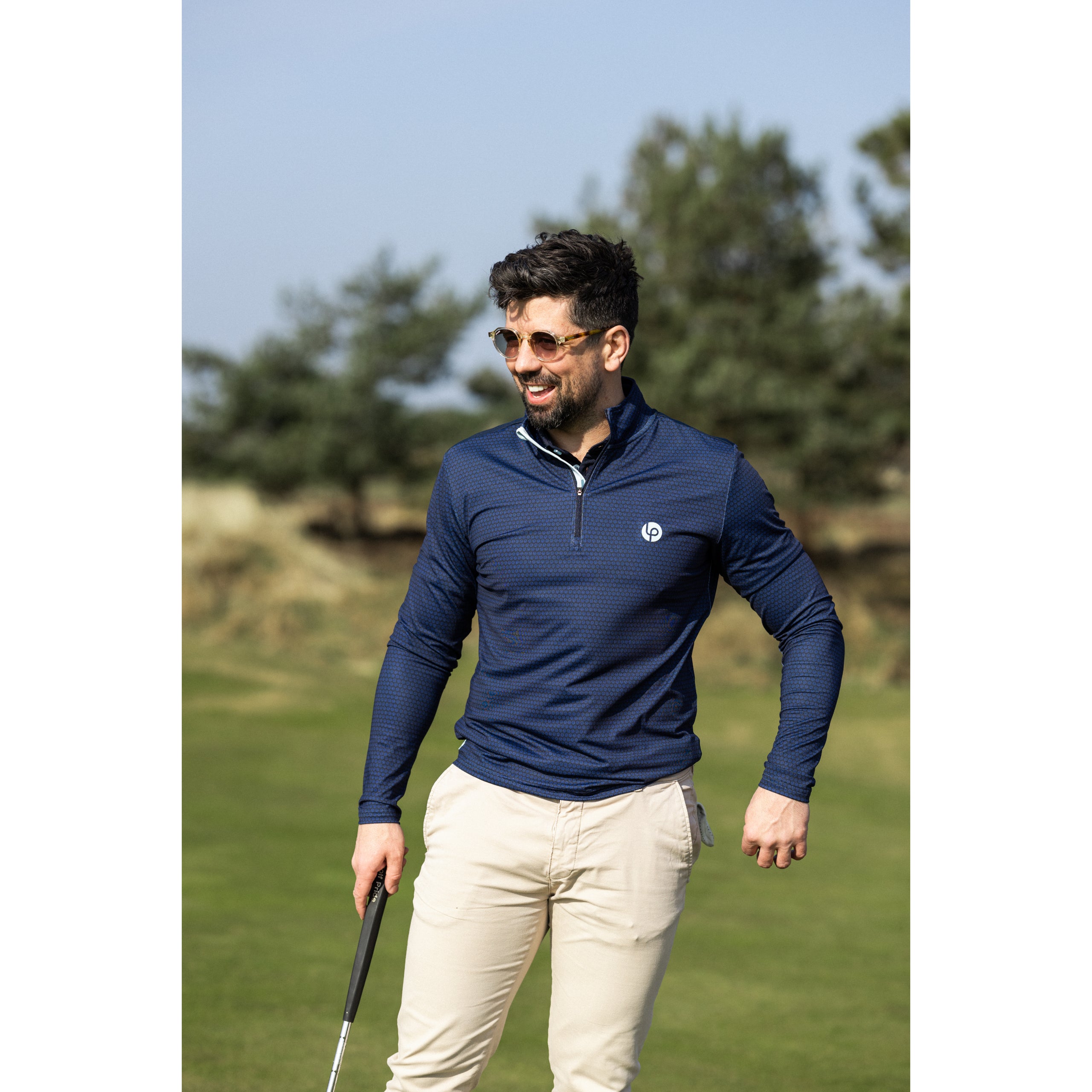 Full lupr ¼ Zip Mid Layer - Twilight